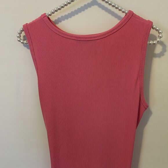 PRETTYGARDEN Dress Womens Medium Sleeveless Ribbed Cutout Maxi Summer Trendy - Picture 10 of 10